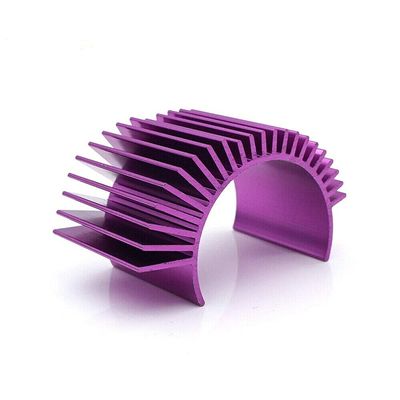 Replacement Part For Purple Aluminium Alloy Cooling Heat Sink Heatsink 540 545 550 Size Motor For 1/10 RC Car Motor - (Color: Purple)