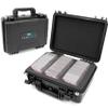 CASEMATIX Waterproof Graded Card Storage Box for 100 PSA, BGS, CSG Sports Cards  IPX7 Protective Holder Case Fits PSA Slabs and Toploaders With Dividers  Durable Collectible Card Case view 1