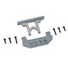 GPM Racing Aluminium Rear Bumper + Rear Bodyshell Mount Grey SCX24 Deadbolt view 1