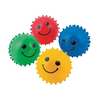 Fun Express Colorful Smiling Spike Balls