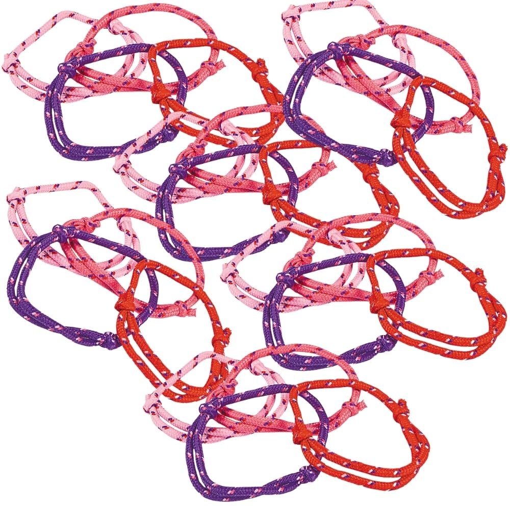 Fun Express Valentine Friendship Rope Bracelets