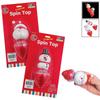 Light-Up Holiday Spin Tops for Kids and Adults, Plastic Christmas Party Favors view 1