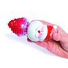 Light-Up Holiday Spin Tops for Kids and Adults, Plastic Christmas Party Favors view 2