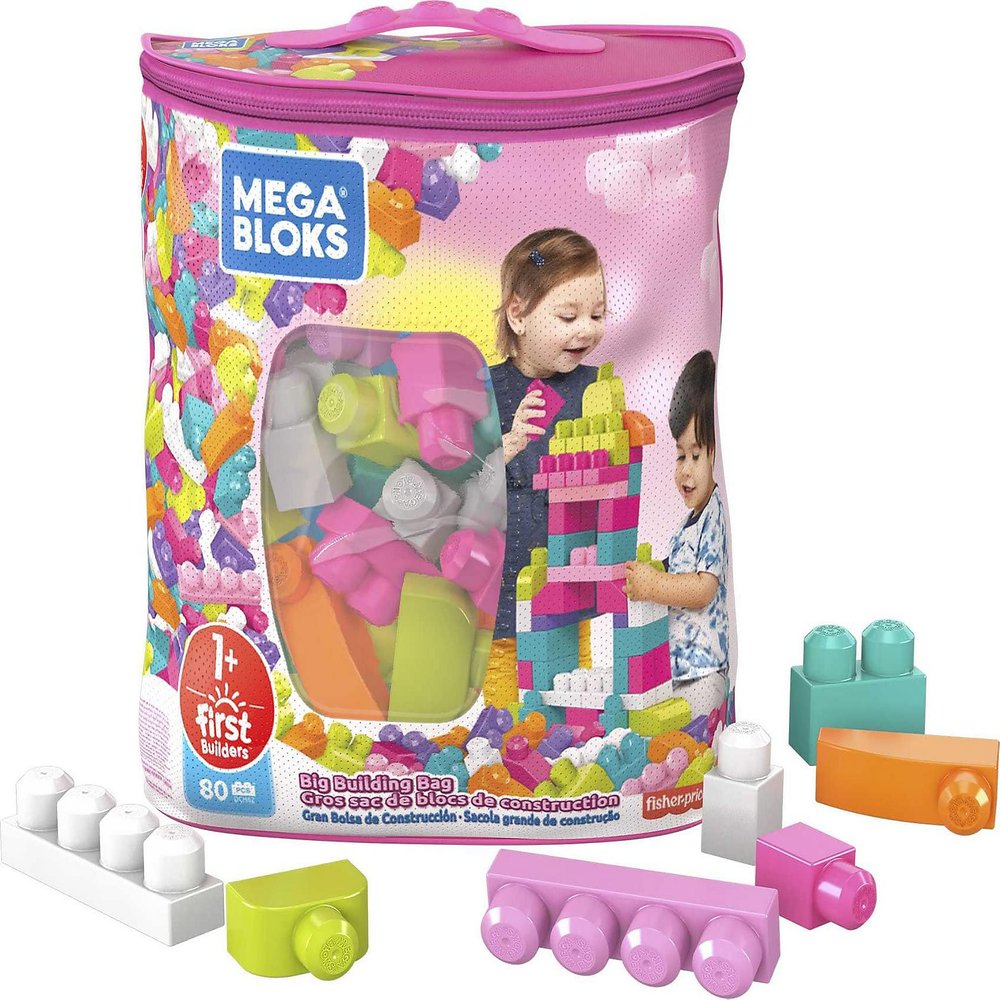 First Builders Big Building Bag (Pink)