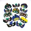Fun Express Bulk 100 Piece Mardi Gras Feather Eye Mask Assortment view 1