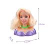 KonHaovF Kids Doll Head for Hair Styling and Make Up, Practice Makeup Doll with Hair Dryer, Accessories view 4