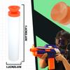 TORMEN Refill Suction Darts,Compatible for Nerf Elite Series Blasters Toy Guns-Glow in The Dark,White 100Pcs view 2