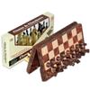 12.6in Chess Sets+Checkers Plastic Folding Chess Box Travel Board Game - Parent-Child Interaction & Beginners Kids (Size : Medium) view 2