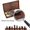 12.6in Chess Sets+Checkers Plastic Folding Chess Box Travel Board Game - Parent-Child Interaction & Beginners Kids (Size : Medium) view 4