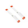 TSPFJX Wltoys XK K124 EC145 RC Helicopter Spare Parts Orange-White Tail Rotor Blade 2PCS view 1