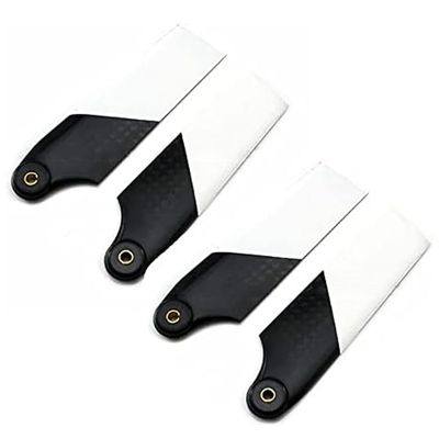 STASRC 4Pcs Tarot 500 RC Helicopter Carbon Fiber Tail Rotor Blade for 500 KIT