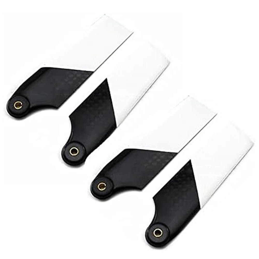 STASRC 4Pcs Tarot 500 RC Helicopter Carbon Fiber Tail Rotor Blade for 500 KIT