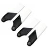STASRC 4Pcs Tarot 500 RC Helicopter Carbon Fiber Tail Rotor Blade for 500 KIT view 1