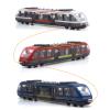Crelloci 3 Pack Bullet Train Set, Linked High Speed Lotomotive Toy Train, Die Cast Alloy Model Car, Connectable Sliding Subway, Gift for Kids Boys Toddlers Ages 3+ view 1
