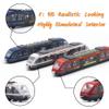 Crelloci 3 Pack Bullet Train Set, Linked High Speed Lotomotive Toy Train, Die Cast Alloy Model Car, Connectable Sliding Subway, Gift for Kids Boys Toddlers Ages 3+ view 2