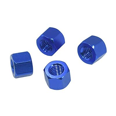 SST Part 09105B Wheel Nut M5x10 Blue 4P for Saisu 1/10 RC Buggy Car Truck