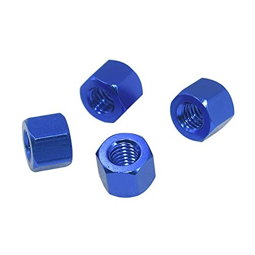 SST Part 09105B Wheel Nut M5x10 Blue 4P for Saisu 1/10 RC Buggy Car Truck