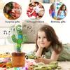 Hongsome Talking Cactus Mimicking Toy,Cactus Baby Toy That Repeat What You Say Singing Dancing,Funny Plush Toy Gifts for Babies Boys Girls Kids view 3
