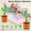 Hongsome Talking Cactus Mimicking Toy,Cactus Baby Toy That Repeat What You Say Singing Dancing,Funny Plush Toy Gifts for Babies Boys Girls Kids view 4