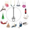 Dakzhou 2 Permanent Anti-Rust Heavy-Duty Bearing Swing Hanger Mute (10mm) 180 Swing, 1500 lb, sandbag Yoga Swing Hammock Chair view 2
