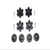 GPM for ARRMA 1/7 Limitless All-Road ARA109011 Aluminum Wheel HEX (+6MM)+Wheel Lock -12PC Set (Black) view 1