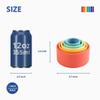 BLUE GINKGO Silicone Stacking Cups  Nesting & Sensory Stacking Toy for Toddlers | Open-Ended Montessori Toy with 5 Cups (Matte Colors) view 2