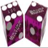 19mm Craps Dice Pair Matching Serial Numbers - Authentic Las Vegas Casino Table-Played Dice view 1