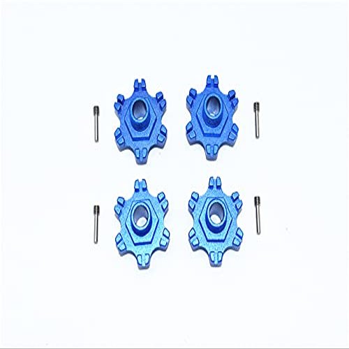 GPM for ARRMA 1/7 Limitless All-Road ARA109011 Aluminum Wheel HEX (+6MM) -8PC Set (Blue)