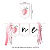 Baby Birthday Decoration 1st Birthday High Chair Banner Strawberry Theme Party Supplies Photo Props Sweet First Birthday Banner view 4