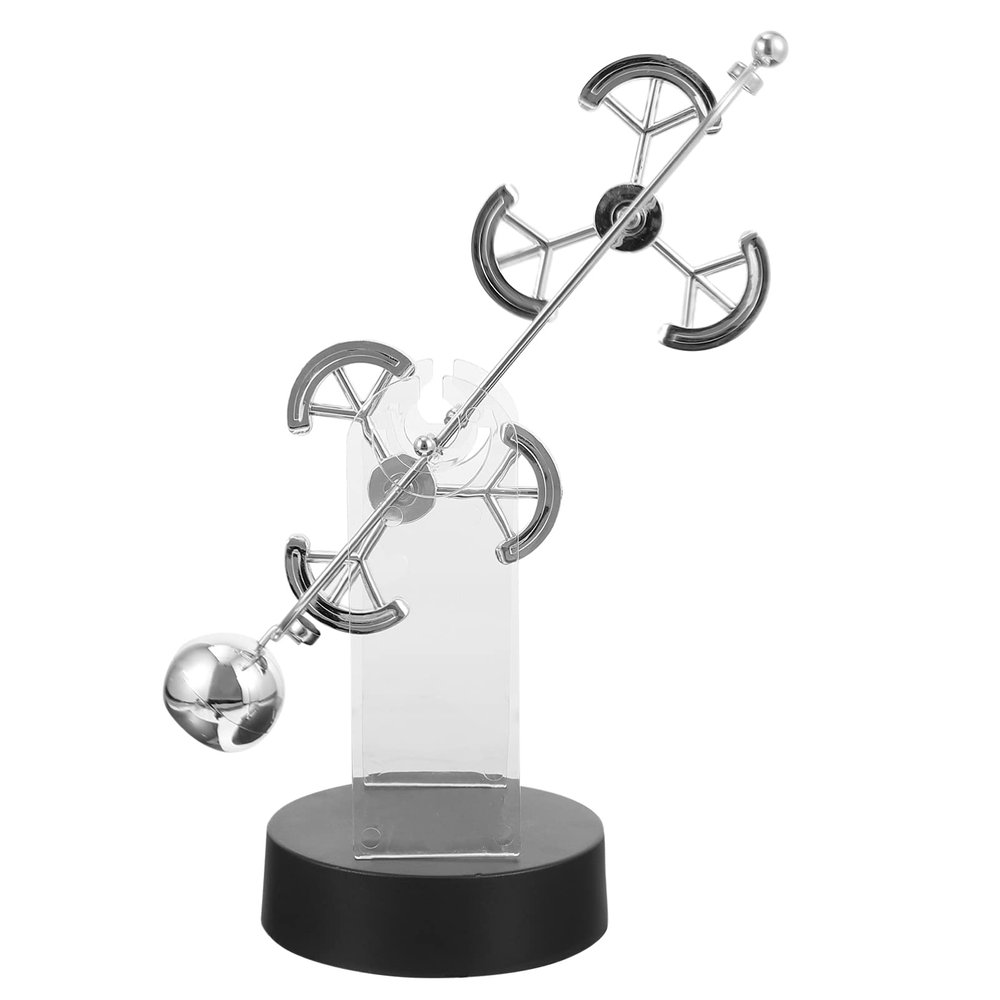 HEALLILY Celestial Orb Perpetual Motion Instrument Desk Toy 12.20X4.13X4.13In Science Decor Home Office Desktop Decoration Novelty Gift for Kids Adults