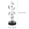 HEALLILY Celestial Orb Perpetual Motion Instrument Desk Toy 12.20X4.13X4.13In Science Decor Home Office Desktop Decoration Novelty Gift for Kids Adults view 3