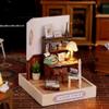 TuKIIE DIY Miniature Dollhouse Kit with Furniture, 1:24 Scale Creative Room Mini Wooden Doll House Plus Dust Proof for Kids Teens Adults(Elegant Studio) view 2
