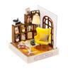TuKIIE DIY Miniature Dollhouse Kit with Furniture, 1:24 Scale Creative Room Mini Wooden Doll House Plus Dust Proof for Kids Teens Adults(Leisurely Moment) view 1