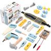 umu Wooden Kids Tool Set for Toddlers, Pretend Toy 25 Pieces Construction Tool Toy Set Backpack for 3, 4 and 5 Year Old Girls and Boys view 1