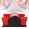 Card Shuffler, 12 Deck Manual Card Shuffler Poker Playing Card Casino Card Mixer Hand Cranked Shuffler Tool Cards Shuffling Machine for Poker Deck Playing Cards Card Table Board Games(red) view 1