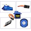 SIPYTOPF 4Pack SG90 Micro Servo Motor Mini Servo SG90 9g Servo Kit for RC Helicopter Airplane Car Boat Robot Arm/Hand/Walking/Servo Door Lock Control with Cable view 3