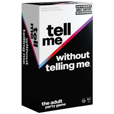 Spin Master Games, Tell Me Without Telling Me, The Viral Hit Adult Card Game, Bachelorette Party Activity, Meme Party Game, 2-10 Players, for Ages 18 & Up
