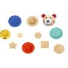 AB Gee abgee 921 TF187 EA Wooden Bear Shape Sorter, red view 2