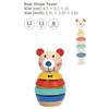 AB Gee abgee 921 TF187 EA Wooden Bear Shape Sorter, red view 4