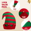 JOYIN 3 PCS Unisex Christmas Elf Hats for Christmas, Xmas Hats for Kids Adults, Funny for Xmas Party Gifts view 3