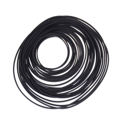 Pnloog-Timing Pulley 1Pack, Black Rubber Small Fine Pulley, Pully Belt Engine Drive Belts for DIY Toy Module Car 30mm to 120mm Dia