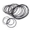 Pnloog-Timing Pulley 1Pack, Black Rubber Small Fine Pulley, Pully Belt Engine Drive Belts for DIY Toy Module Car 30mm to 120mm Dia view 2