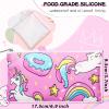 Shappy 6 Pack Reusable Snack Bags Reusable Food Storage for Kids with Zipper Food Safety Washable Lunch Bag Kids Adults Food Storage Pouch Sandwich Bags Dual Layer Bags (6. 9 x 3. 7 Inch) view 2