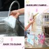 Shappy 6 Pack Reusable Snack Bags Reusable Food Storage for Kids with Zipper Food Safety Washable Lunch Bag Kids Adults Food Storage Pouch Sandwich Bags Dual Layer Bags (6. 9 x 3. 7 Inch) view 3