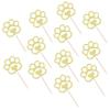 Dog Paw Print Cupcake Toppers - Puppy Dog Cake Toppers Set of 12pcs, Puppy Dog Birthday Party Decorations Supplies, Pet Theme Party Cake Decorations Supplies, Baby Shower Party Decorations view 3