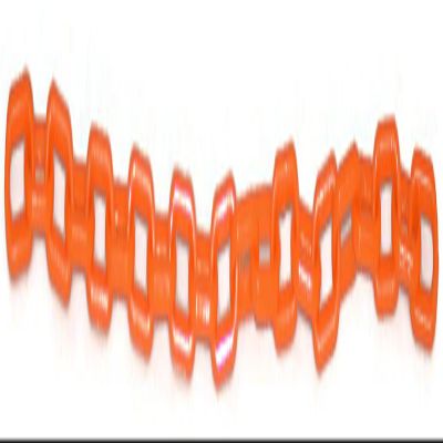 10' Lengths 3mm Plastic Chain Beautiful Colors Sugar Gliders Necklace Bird Toys (Orange)