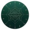SLOWPLAY Nash 47 inch Round Poker Mat for Texas Holdem | Portable Poker Table Top with Art Deco Layout Print, Hemmed Edges, Smooth Surface, and Premium Carrying Bag for Games Everywhere view 1
