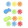 Sky Flying Aerial Disc Launcher Skyrocopter Disco Flyers 2pcs STEM Toys Space Toys Pull Cord UFO Flying Saucers Early Development for Birthday Party Favor view 1
