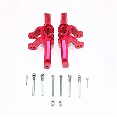 GPM For Losi 1/10 Baja Rey 4WD Desert Truck (LOS03008) Upgrade Parts Aluminum Front Knuckle Arms - 12Pc Set Red