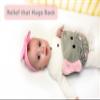 Baby Colic, Gas and Upset Stomach Relief, Baby Heated Tummy Wrap for Newborns - Belly Hugger - Infant Swaddling Belly Belt, Heating Pad with Soothing Warmth for Fussy Infants (Elephant) view 3